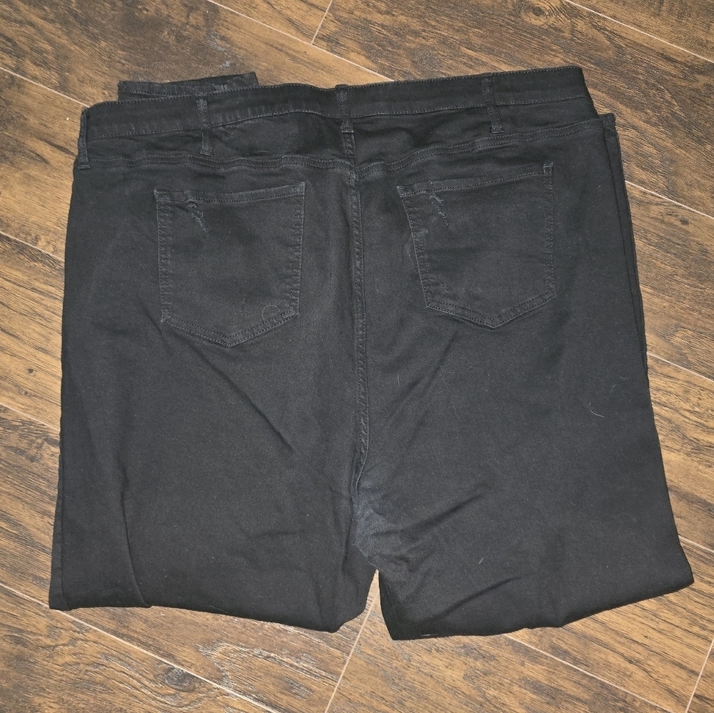 Torrid | Sky High Skinny Premium Stretch Distressed Jeans 24T - Picture 4 of 4